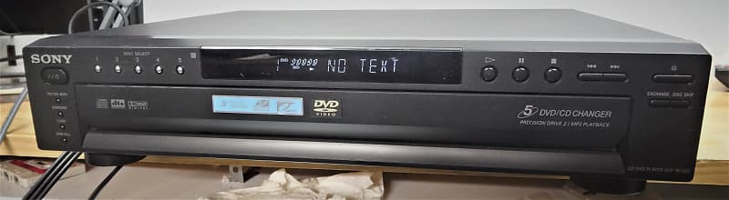 Sony Sony 5 Disc Changer DVP-NC625 For Audio & DVD -  Co-axial Digital Output - Good as Transport image 1