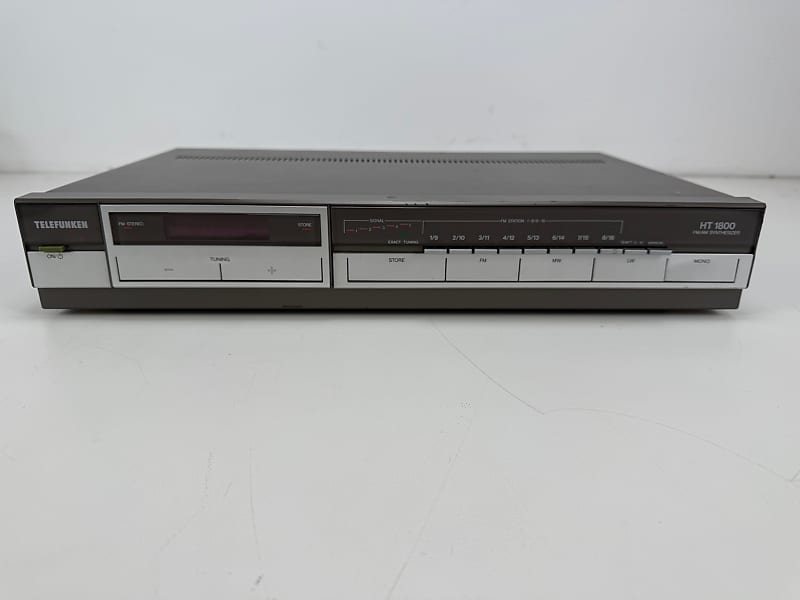 Telefunken HT1800 FM/AM Synthesizer Tuner - Nice and vintage  			