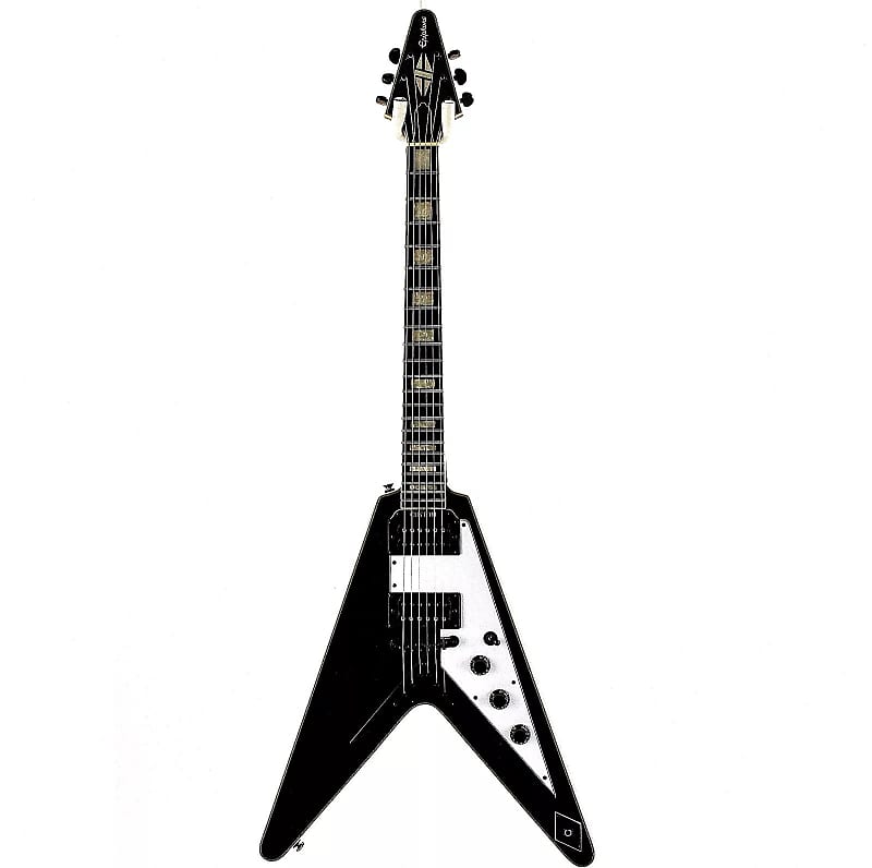 Epiphone Limited Edition Flying V Custom with Block Inlays Ebony