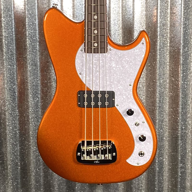 G&L USA Fullerton Deluxe Fallout Bass 4 String Tangerine Metallic & Bag #9009 image 1