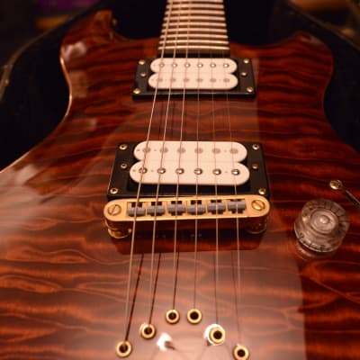 Jarrett USA Custom Shop Forza 24 Root Beer AAA Quilted Maple 10 Quilt Top PRS DC Boutique American image 5