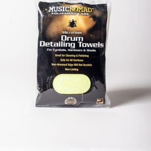 Music Nomad Music Nomad Edgeless Microfiber Drum Detailing Towels 2-Pack