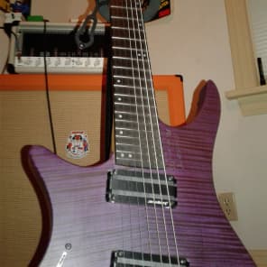 Strandberg  Boden 7 os left handed  2015 Purple with flame top image 3
