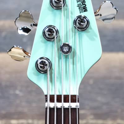 Ernie Ball Music Man StingRay 5 Special HH Laguna Green Electric Bass w/Case image 5