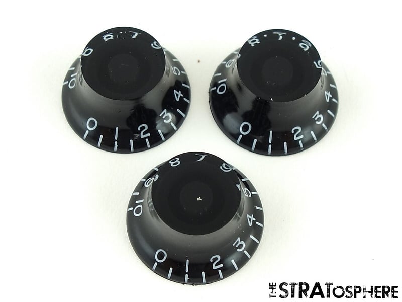 Epiphone Flying V 3 GUITAR CONTROL KNOBS, Guitar Parts Black Reverb