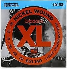 D'Adddario EXL140 Nickel Wound Light Top Heavy Bottom Electric Guitar Strings .010-.052 image 1