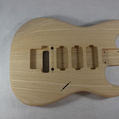 Warmoth Strat Body - Sunburst Satin Swamp Ash - fits fender