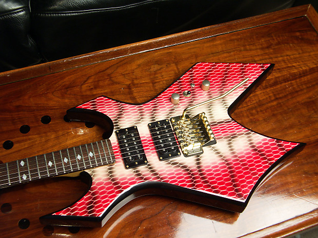 BC Rich Warlock | Pink Snakeskin | NJ Series - Nagoya Japan