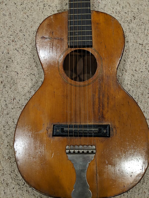 Antique  Parlor Guitar 1890's - 1900's Natural image 1