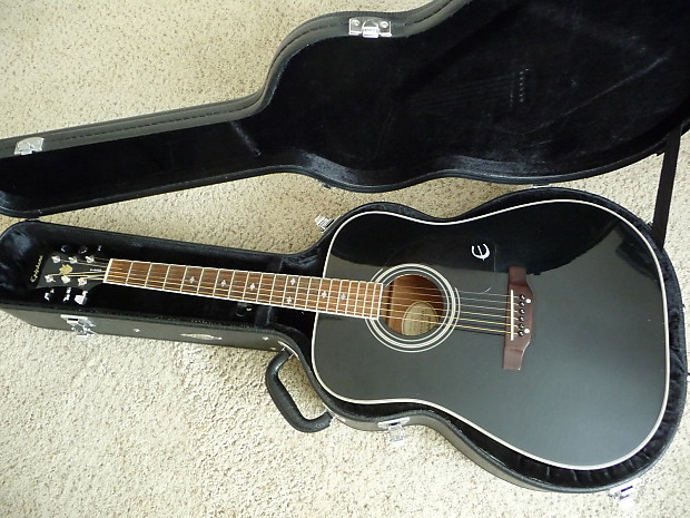 Epiphone PR 350S 1998 - Ebony - Taylor Hard Shell Case