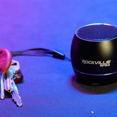 Rockville RPB2-BLACK Handheld Wireless Portable Bluetooth Speaker Great Sound image 8