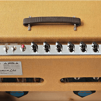 Fender American Vintage '59 Bassman Lacquered Tweed Tube Guitar Amp Combo image 5