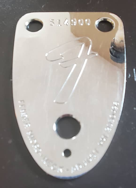 Fender 19731974 FENDER STRATOCASTER F NECK PLATE USA 3 Reverb