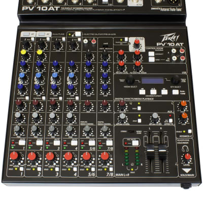 New Peavey PV10 AT 10 Channel Mixer with Auto-Tune and Bluetooth