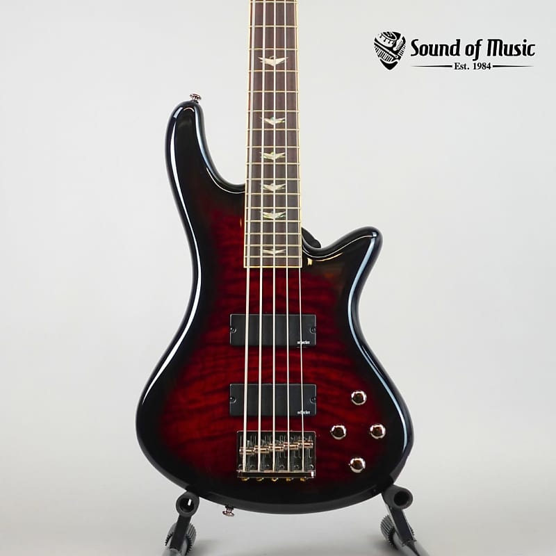Schecter Stiletto Extreme 5 Black Cherry | Reverb
