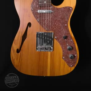 Fender 2004 Masterbuilt John English Telecaster Thinline - Pine/Leather image 2