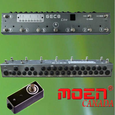 MOEN GEC8 LIVE V4 with MIDI Commander Looper Controller with Foot-switch NEW image 1