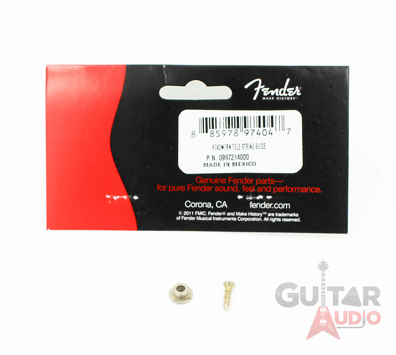 Genuine Fender Road Worn/Relic Aged Tele/Telecaster String Tree Guide Retainer image 1