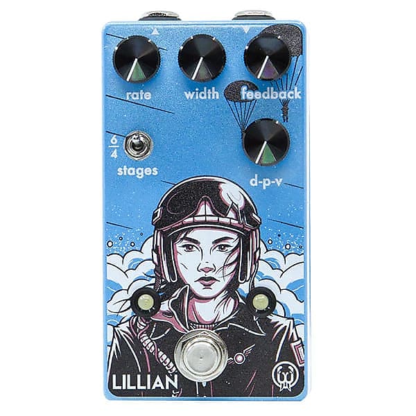 Walrus Lillian Multi-Stage Analog Phaser Guitar Effects Pedal image 1