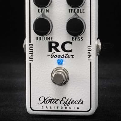 Xotic RC Booster Classic Overdrive Boost Pedal  White New! image 1