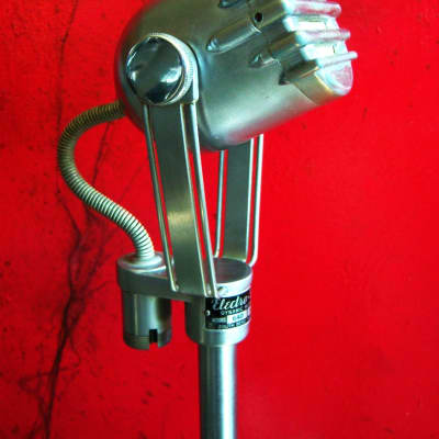Vintage RARE 1940's Electro-Voice 640C Hi-Z Dynamic Microphone w Turner period  stand image 4