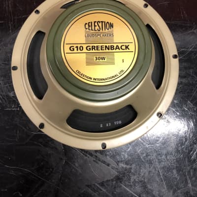 Made In UK/England Celestion G12M 25 Watt Greenback 16 Ohm Made In UK/England Celestion G12M 25 Watt Greenback 16 Ohm