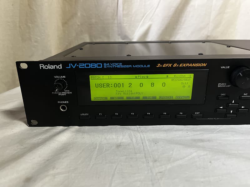 Roland JV-2080 64Voice Synthesizer Module new internal battery