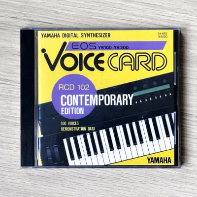 Yamaha YS100 / YS200 / TQ5 / B200 / V50 ROM Card // RCD-102 Contemporary Collection SEALED!!