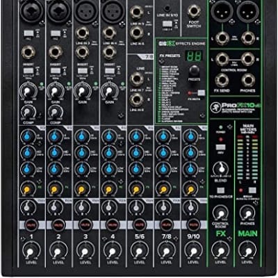 Mackie 10-Channel Professional Effects Mixer with USB ProFX10v3 image 1