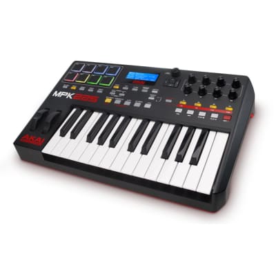 Akai MPK225 25-Key Compact Keyboard USB/iOS MIDI Controller with Performance Pads and Encoders