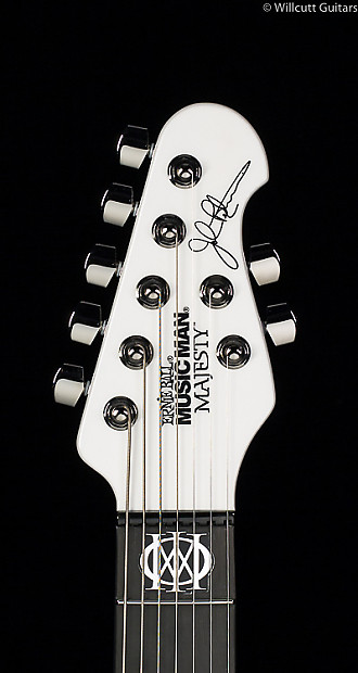 Ernie Ball Music Man Majesty 7 String Glacial Frost (476) | Reverb