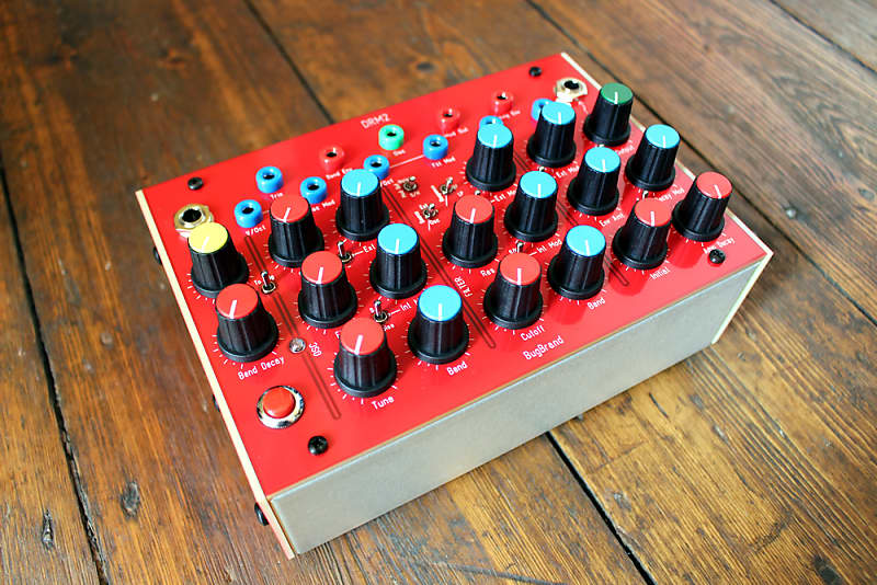 bugbrand drm2 drum voice synth module banana modular stand alone. image 1