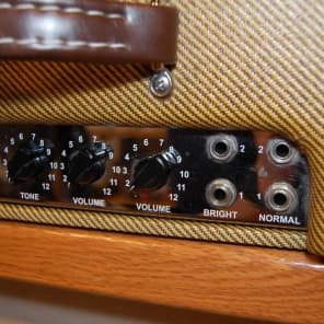 Mission Amps/Fender 5E3 Tweed Deluxe w/MV! 2011 Lacquered Tweed image 6