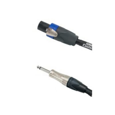Elite Core Speaker Cable 2 Pole 100ft 12 AWG Neutrik Speakon NL4FX to NP2XL Jumbo 1/4" image 1