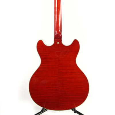 D'Angelico Excel DC Double Cutaway w/ stop-bar tailpiece - Trans Cherry - W2201265 image 10
