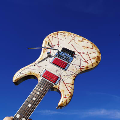 ESP E-II Richard Z. RZK-1 Burnt 6-String Electric Guitar w/ Case