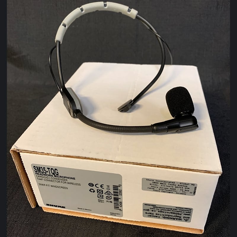 Used Shure SM35-TQG Headset Cardioid Microphone 021820 image 1