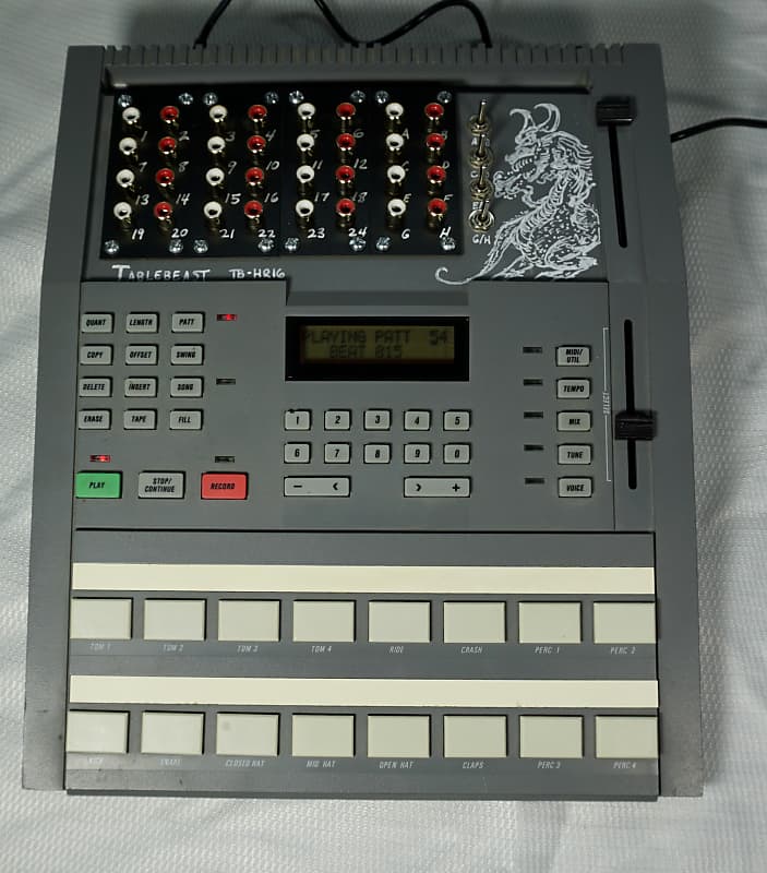 Alesis HR-16 custom circuit bent drum machine modded by TableBeast image 1