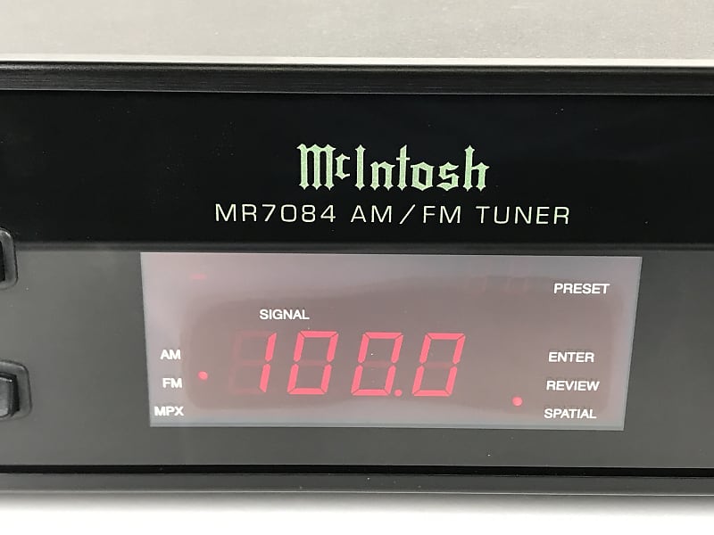 McIntosh MR7084 Vintage Digital AM / FM Tuner; MR-7084