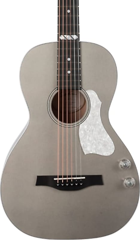 Godin Rialto JR HG Q-Discrete Acoustic-Electric Guitar, Satina Gray w/ Bag image 1