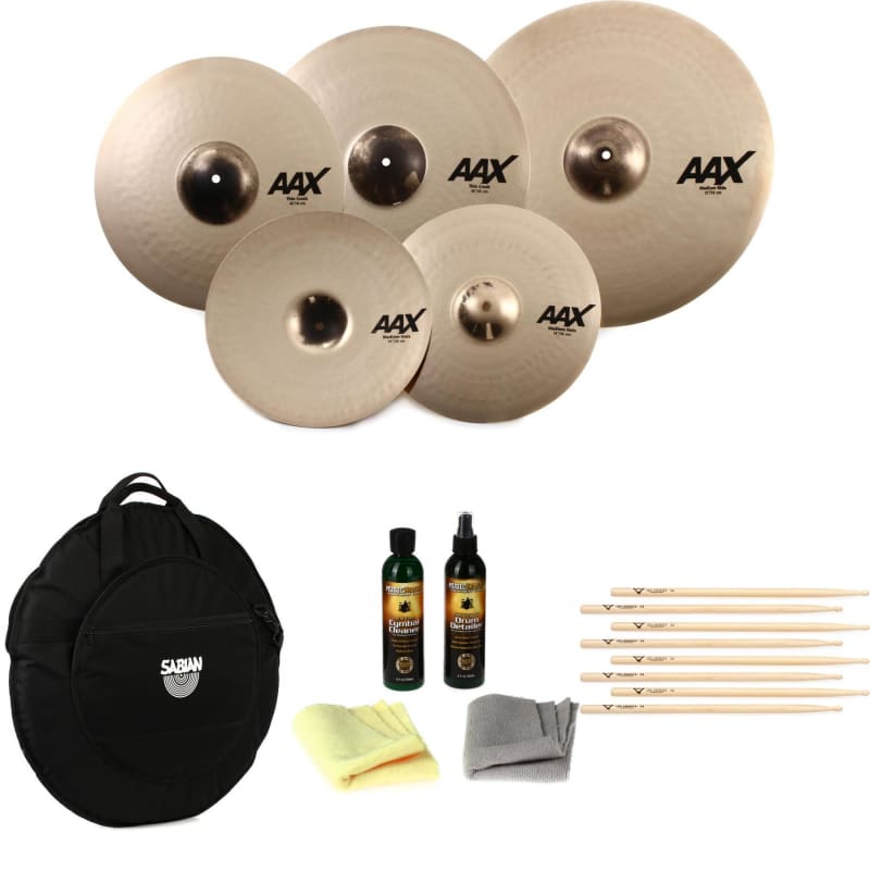 Sabian 15005XCNP HHX Complex Promotional Set Cymbal Pack w/ Cloth