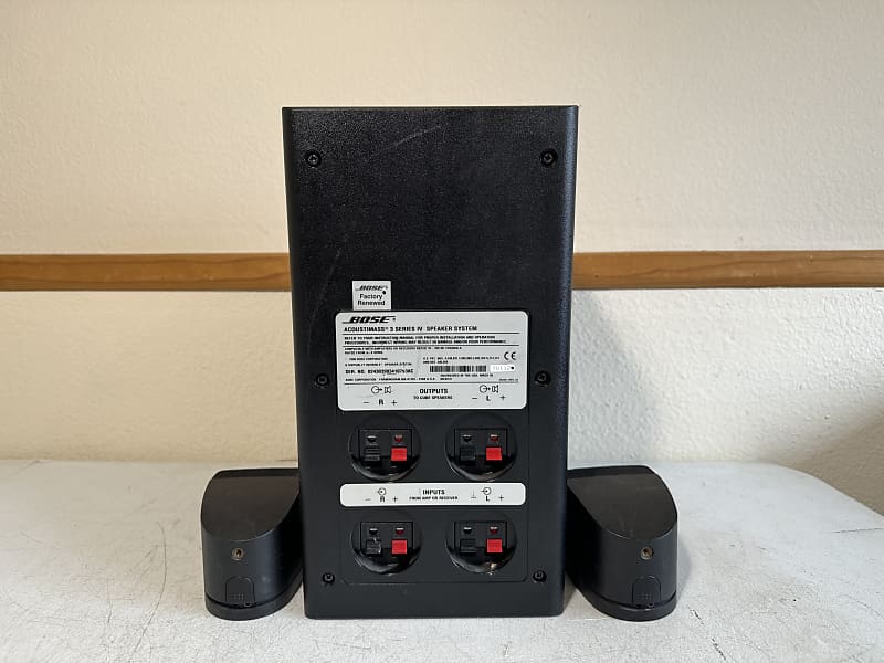 Bose Acoustimass 3 Series IV Speaker System Audiophile Home