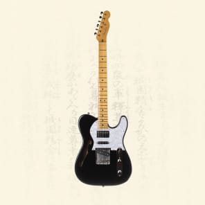 Fender Japan Limited Telecaster Thinline Ssh Electric Guitar - Black Tn-Spl Blk image 12