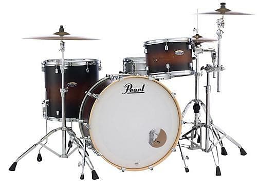 Pearl Decade Maple 3pc Shell Pack SATIN BROWN BURST DMP943XP/C260 image 1