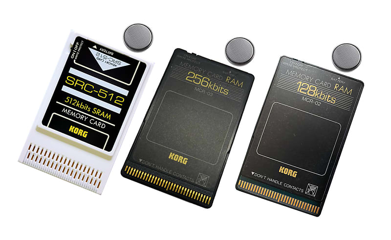 Replacement Battery for Korg RAM Memory Sound Cards: MCR-02