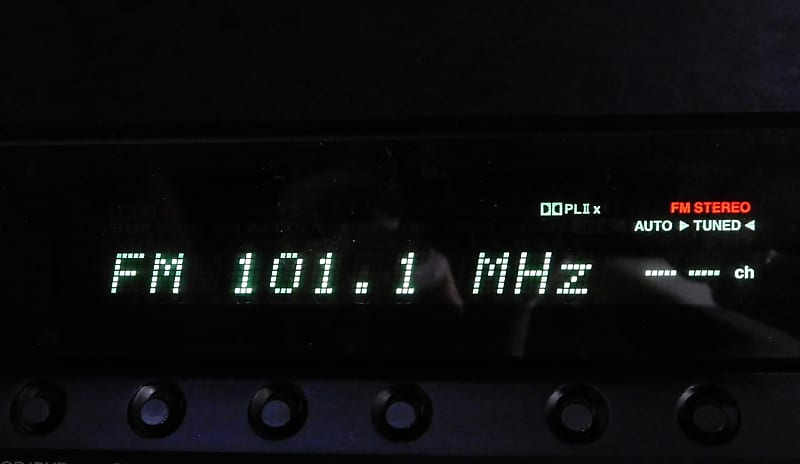 Onkyo TX-SR705 receiver with pre outs and phono input  			