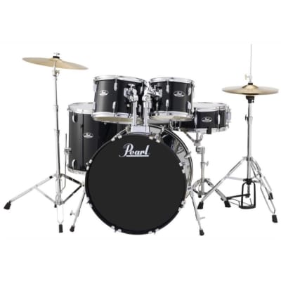Pearl RS525SC Roadshow Complete Drum Kit, 5-Piece, Black image 1