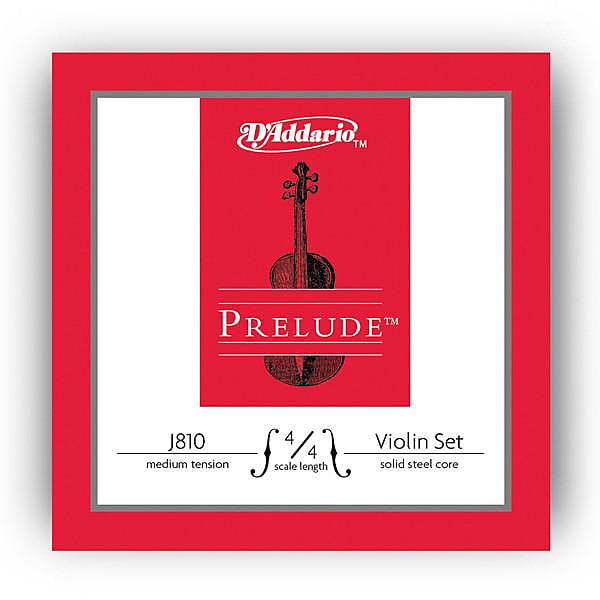 D'Addario J810 Prelude Violin String Set Light - 4/4 image 1