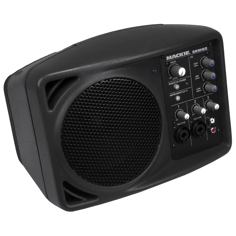 Mackie SRM150 Active Speaker Black image 1