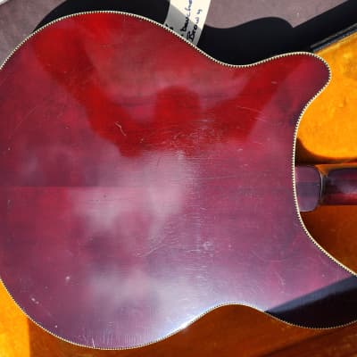 1968 Rickenbacker 375 Burgundy Glo Vintage Semi-Hollow with Rick-O-Sound & Accent Vibrato with Hardshell Case image 12